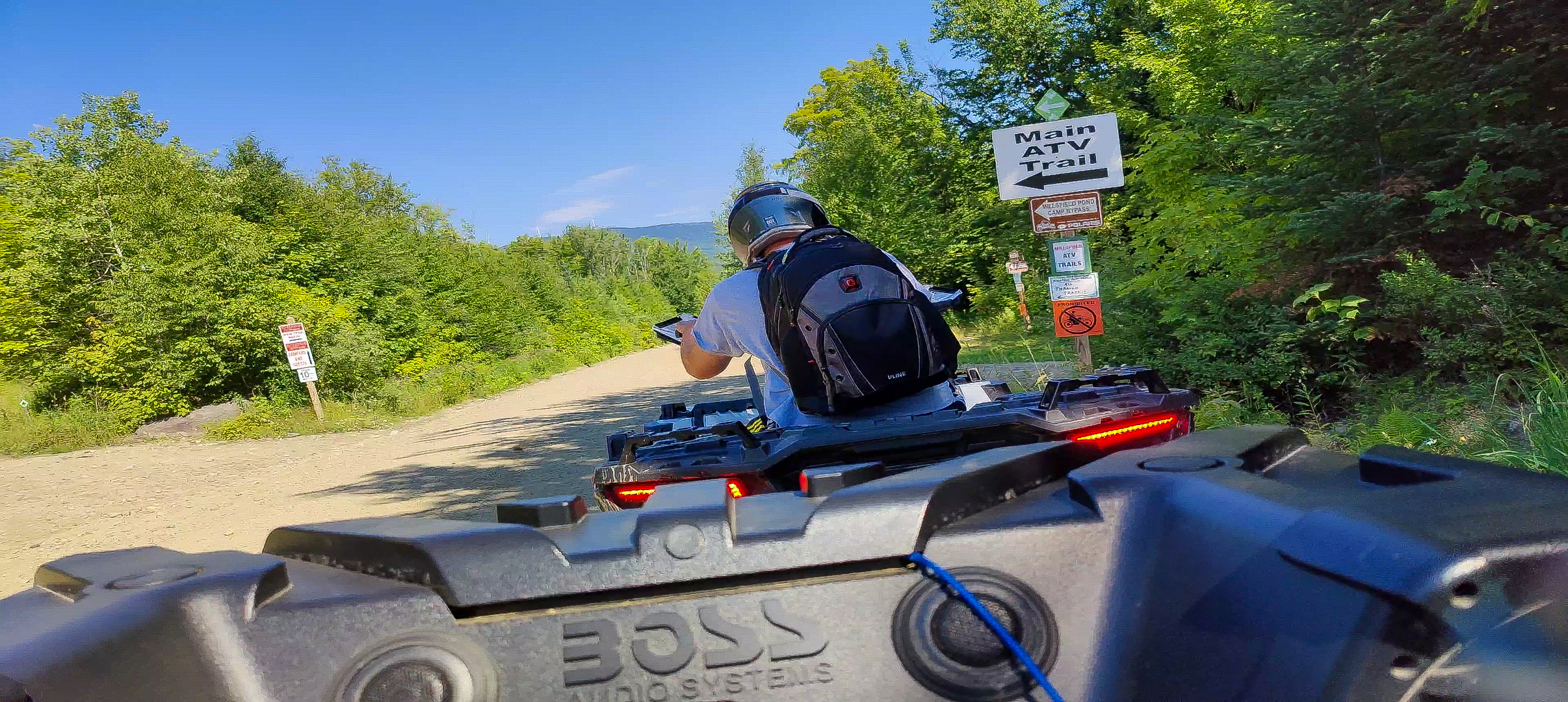 Trail riding Ride The Wilds NH ATV cruise 2022