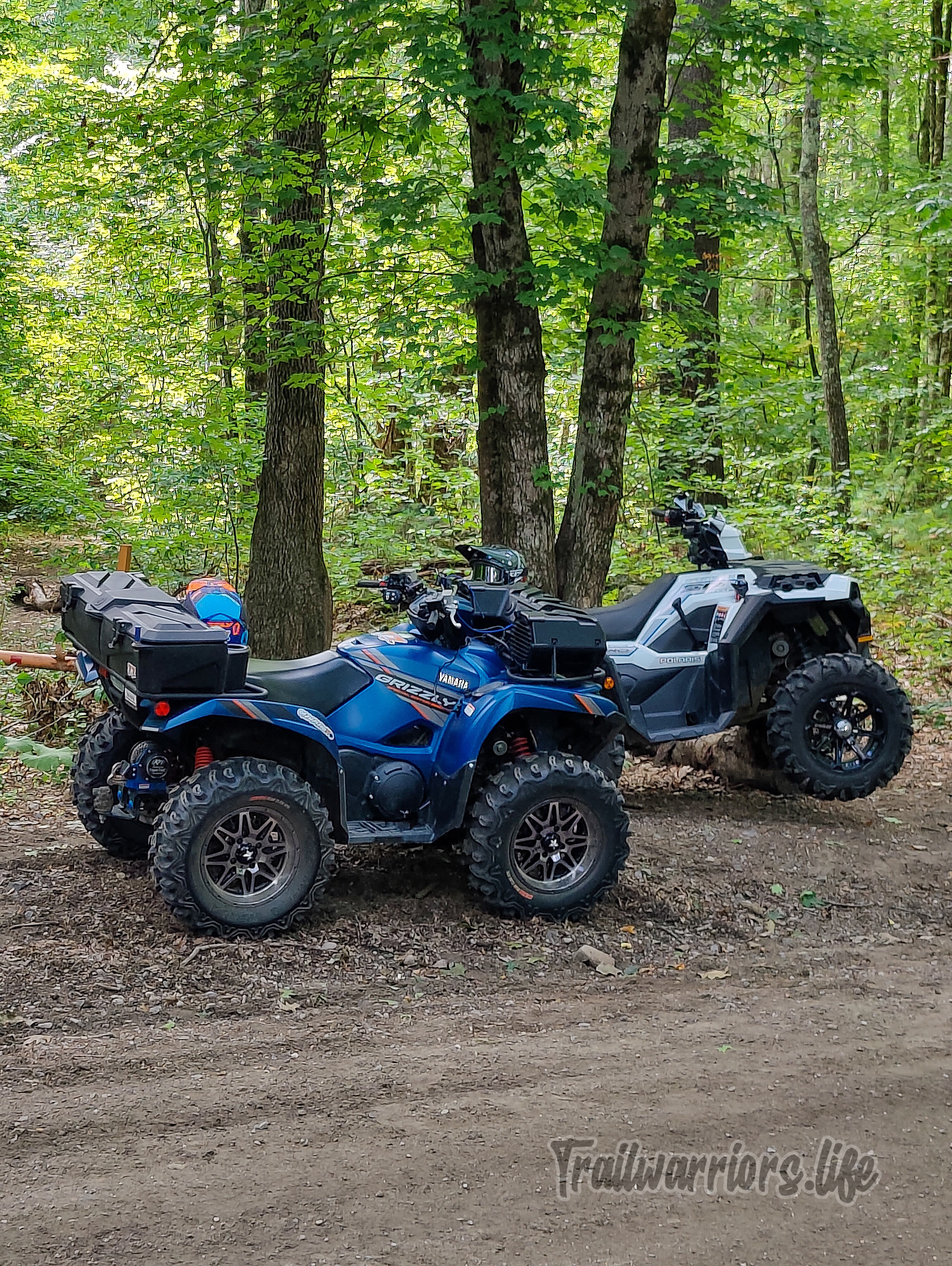 Trail riding New Hampshire Rockingham County Recreational Rail Trail atv cruise