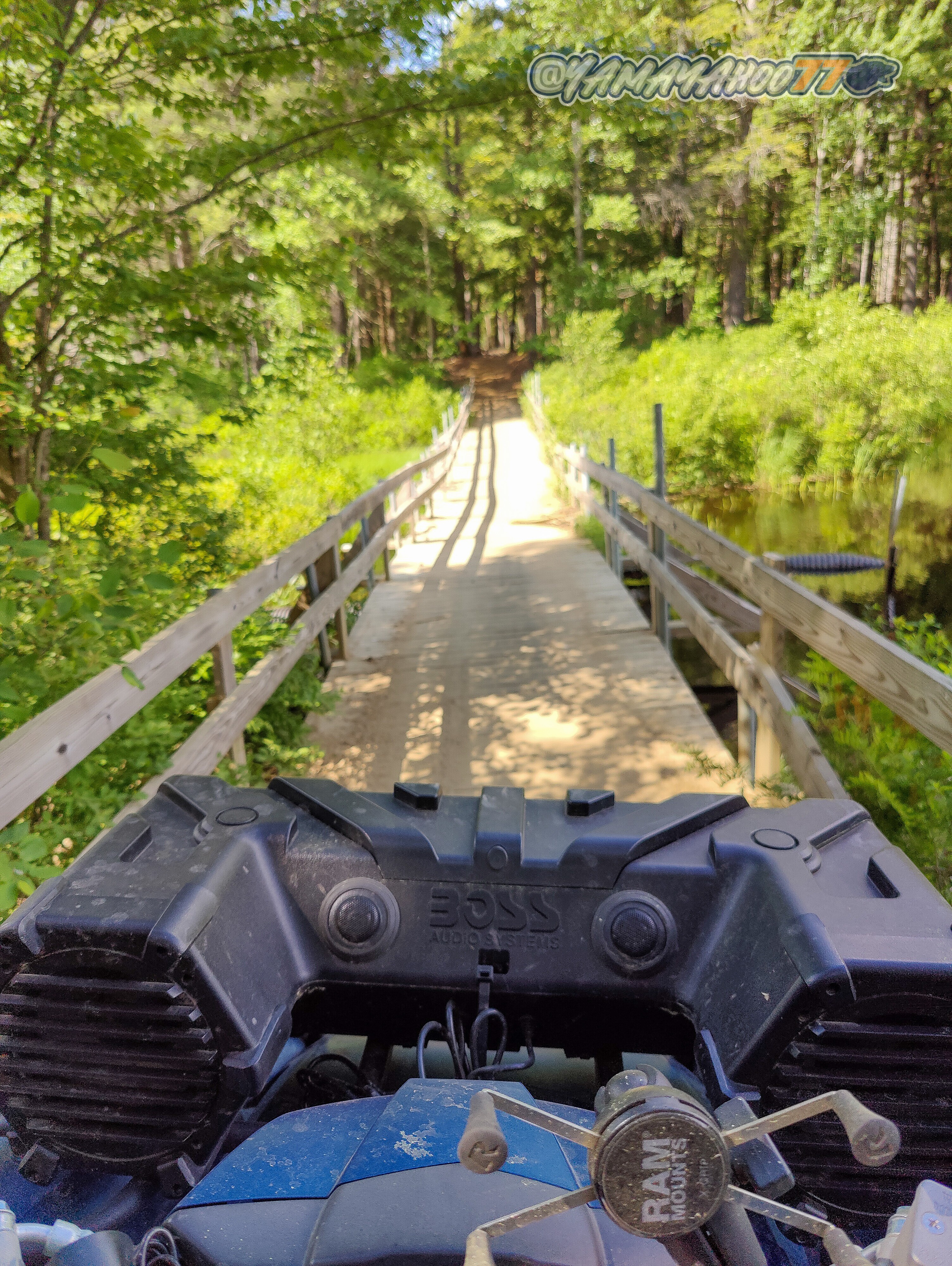 Hopkinton-Everett OHRV trail system bridge