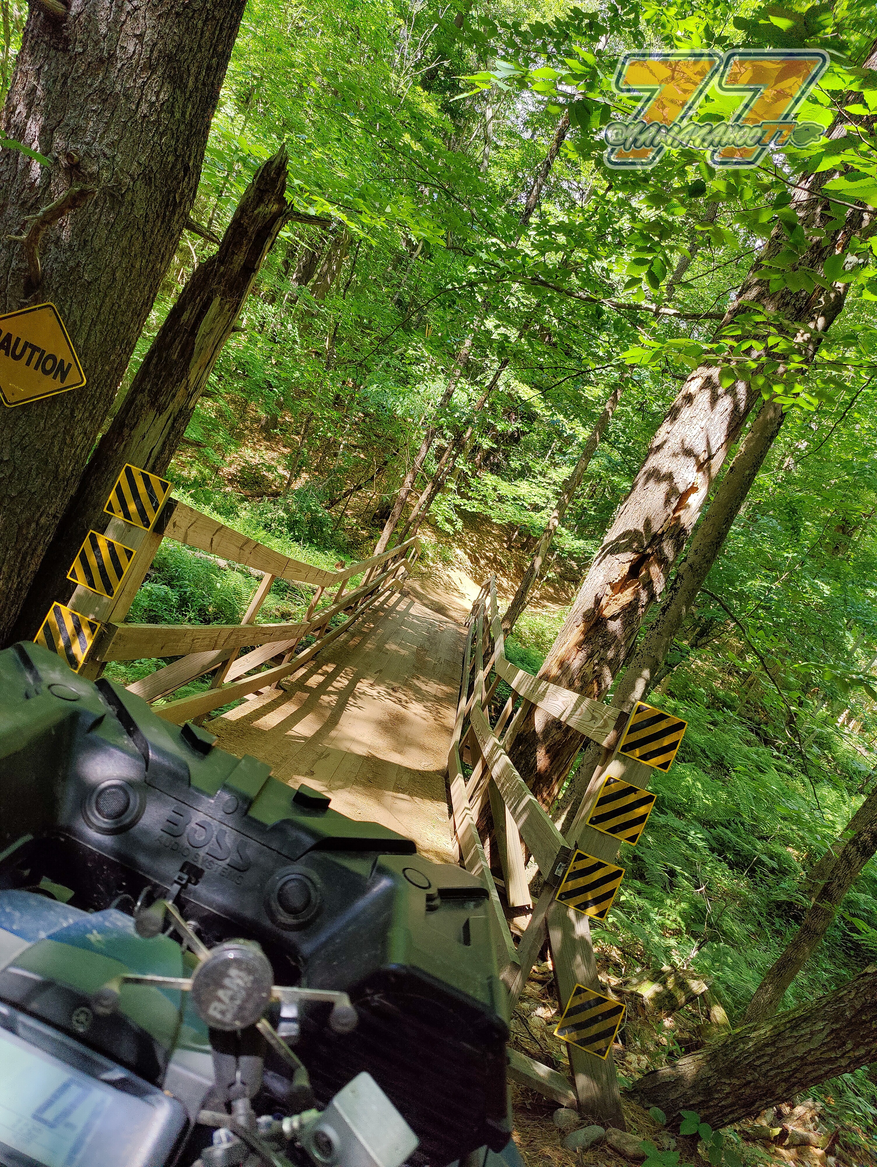 Bridges on the Hopkinton-Everett OHRV Trail System ATV trail riding New Hampshire