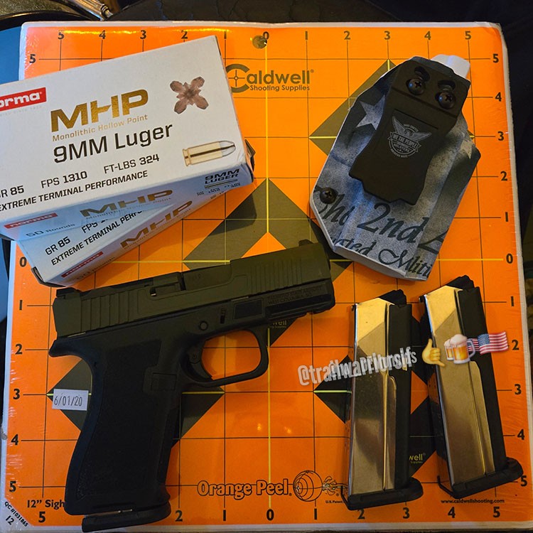 PSA Dagger Micro 9mm with two extra magazines & Norma MHP ammo