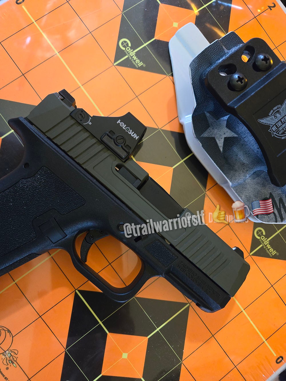 PSA Micro Dagger 9mm with Holosun 407K Green Dot optic