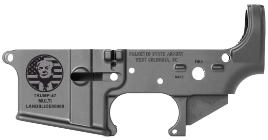 Palmetto State Armory "Trump 47" Landslide election victory AR-15 stripped lower receiver