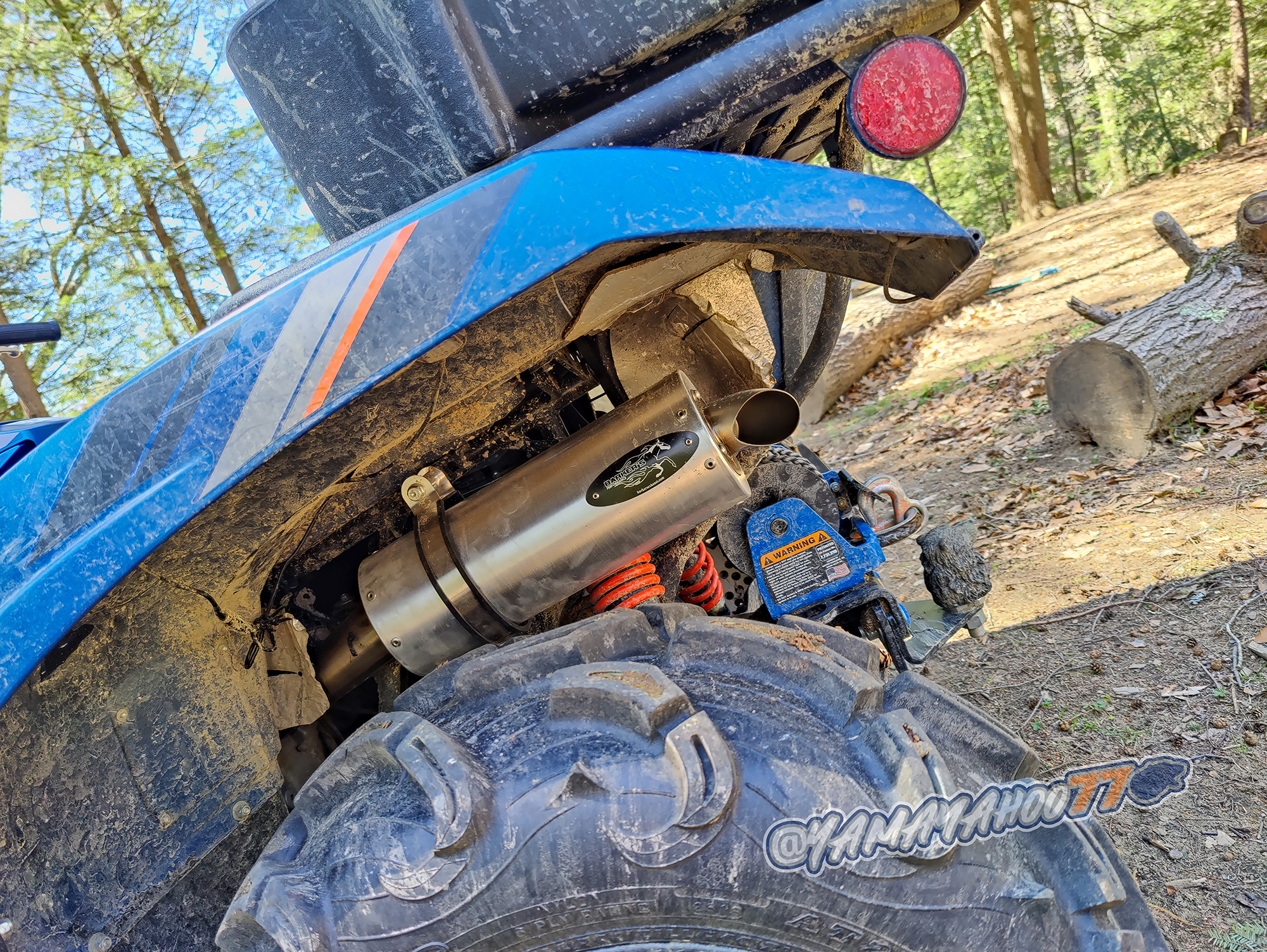 Barker's Exhaust 2019 Yamaha Grizzly 700 Special Edition tuned by EHS Racing