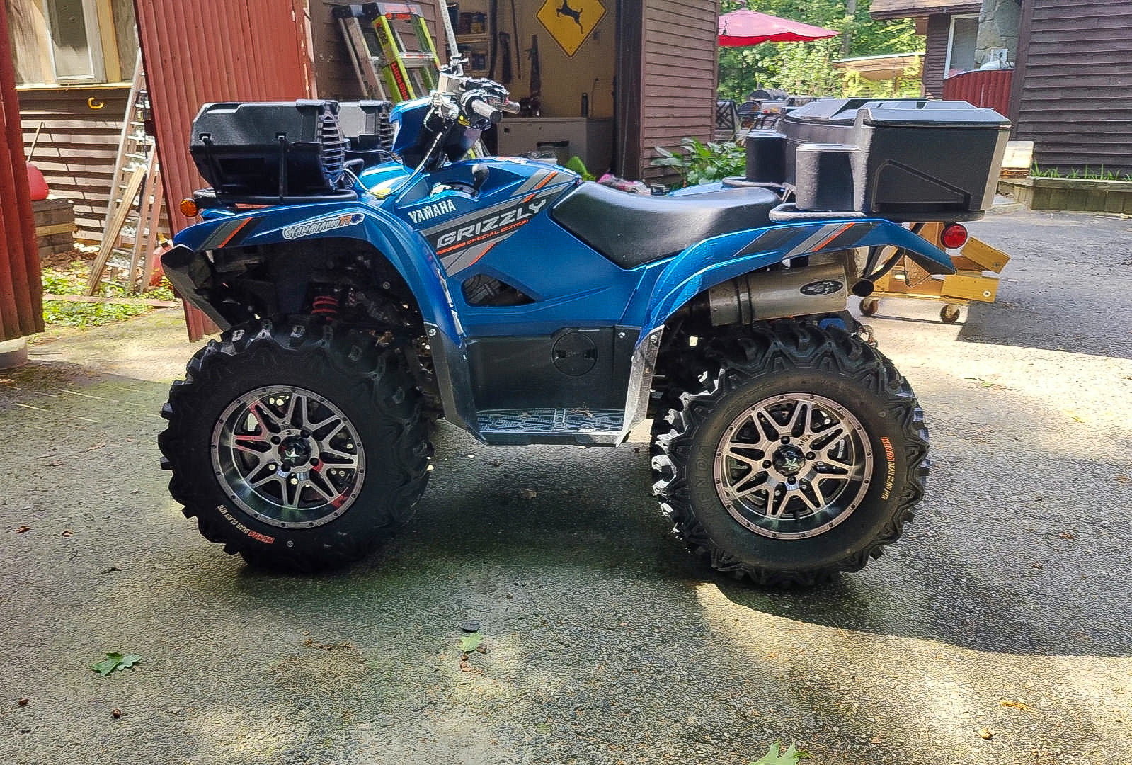 Mounted MSA Wheels & Kenda Bear Claw HTR tires 2019 Yamaha Grizzly 700 SE