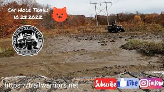 Clip from Claremont, NH ATV cruise - Cat Hole Trail 😆