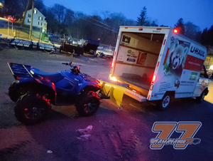 Picking up my dream ATV! 2019 Yamaha Grizzly 700 Special Edition w/ a County plow!